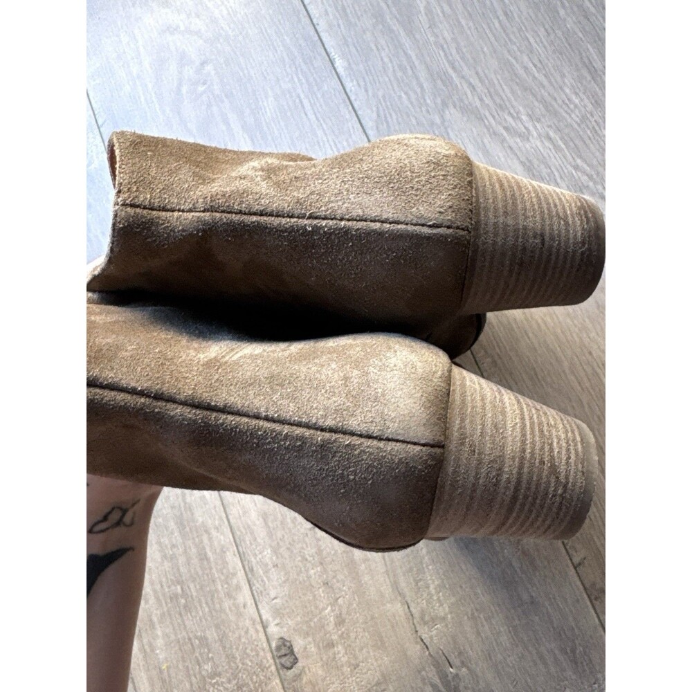 Isabel Marant Suede Western Ankle Boots Taupe Size 39 Made in Italy Women’s 8 - Picture 7 of 16
